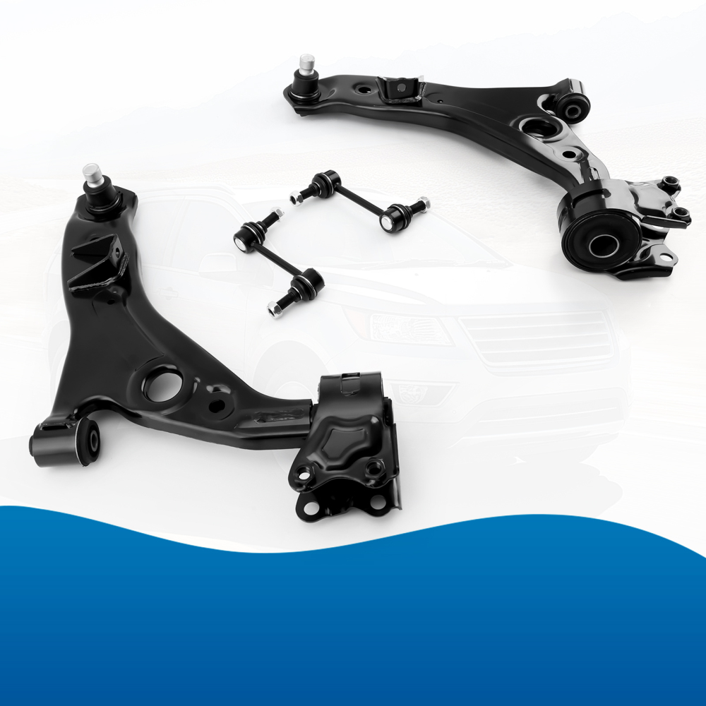 Front Lower Control Arms Sway Bar Links compatible for Ford Edge MKX 07-15 K620487 K620486