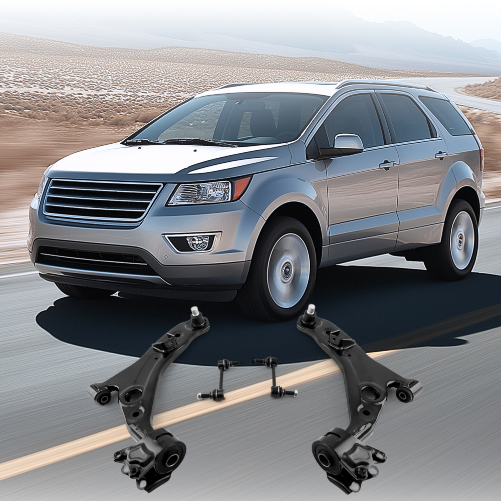 Front Lower Control Arms Sway Bar Links compatible for Ford Edge MKX 07-15 K620487 K620486