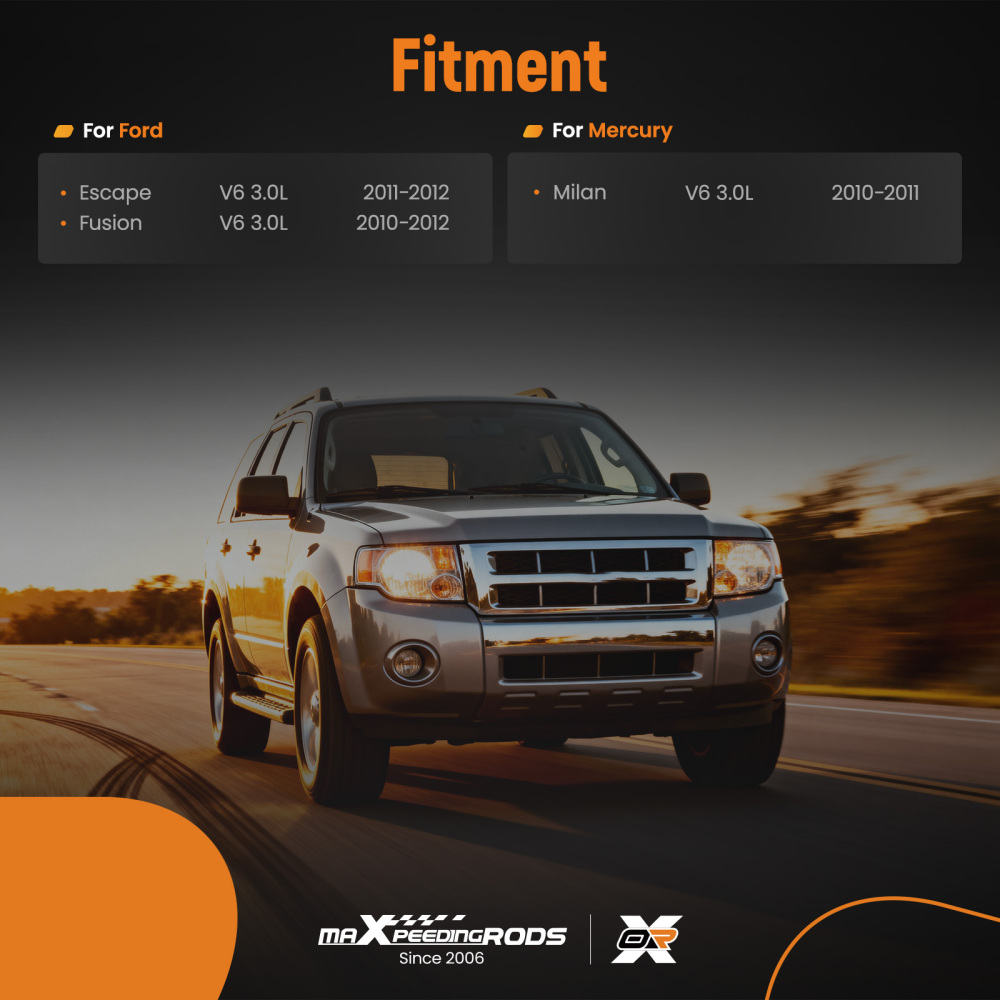 Starter Motor compatible for Ford Fusion 3.0L 2010-2012 M000T16271 CCW 1.4kW 12V