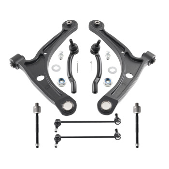 8pcs Front Lower Control Arms Suspension Kit for 2003-2005 compatible for Honda Pilot compatible for Acura MDX