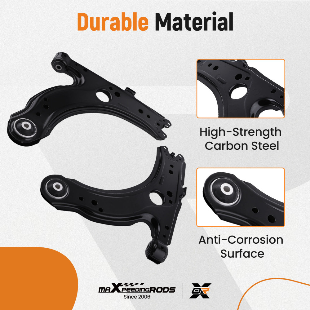 Front axle left and right Wishbone Control compatible for Seat Leon (1M1) / Toledo II (1M2) suspension arms