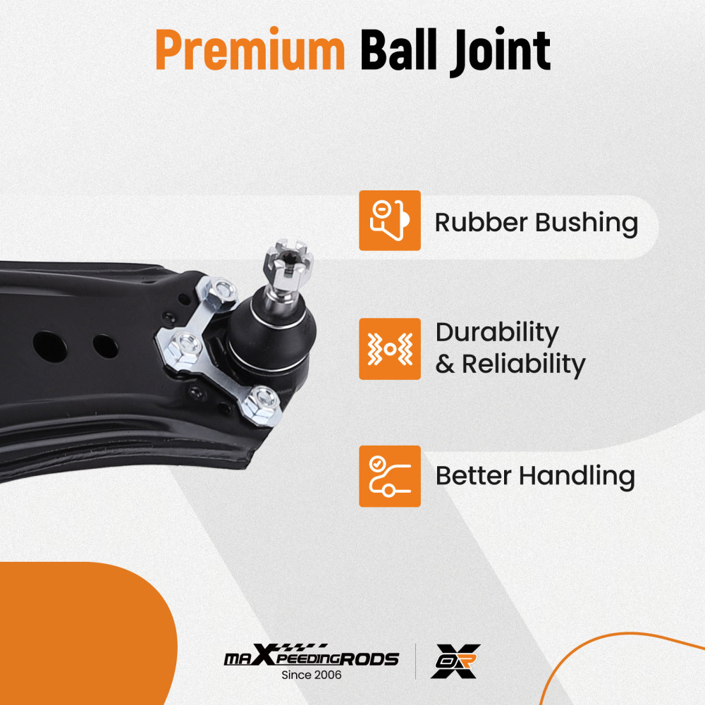 Front axle left and right Wishbone Control compatible for Seat Leon (1M1) / Toledo II (1M2) suspension arms