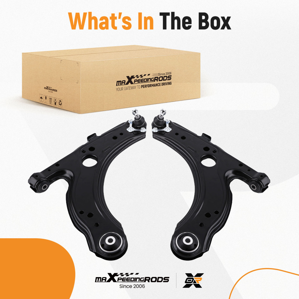 Front axle left and right Wishbone Control compatible for Seat Leon (1M1) / Toledo II (1M2) suspension arms