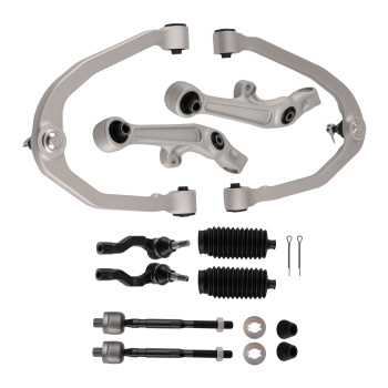 10x Front LowerUpper Control Arms Tie Rods compatible for Nissan 350Z 2003-2009 RWD 2WD