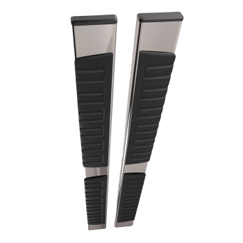 6 inch Nerf Bars compatible for Toyota Tacoma Extended Cab 2005-2023 Black Stainless