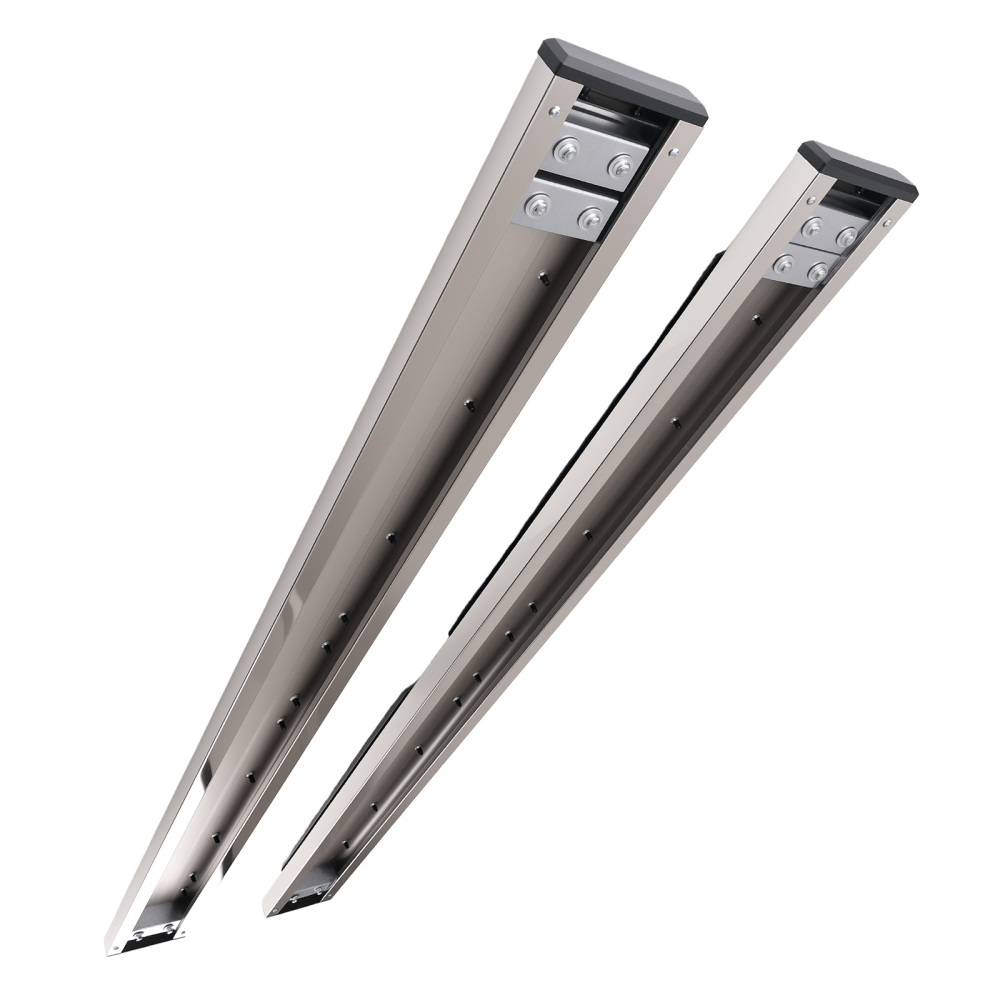 6 inch Nerf Bars compatible for Toyota Tacoma Extended Cab 2005-2023 Black Stainless