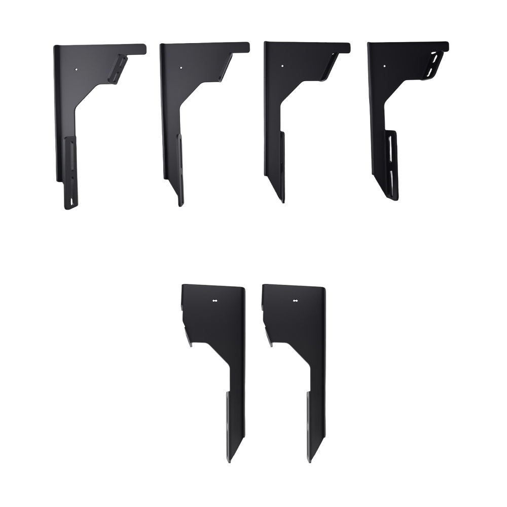 6 inch Nerf Bars compatible for Toyota Tacoma Extended Cab 2005-2023 Black Stainless