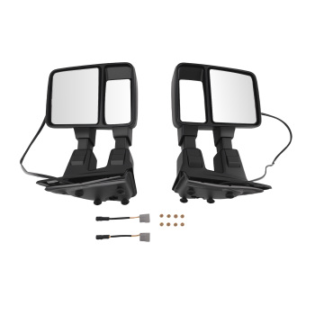 Chrome Mirror Assembly compatible for Ford F-250 F-350 F-450 99-07 3C3Z17682DAA Pair