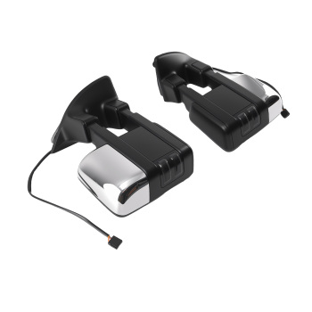 Chrome Mirror Assembly compatible for Ford F-250 F-350 F-450 99-07 3C3Z17682DAA Pair