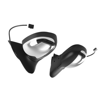 Chrome Mirror Assembly compatible for Ford F-150 F-250 98-02 FO1320138 Power Left Right