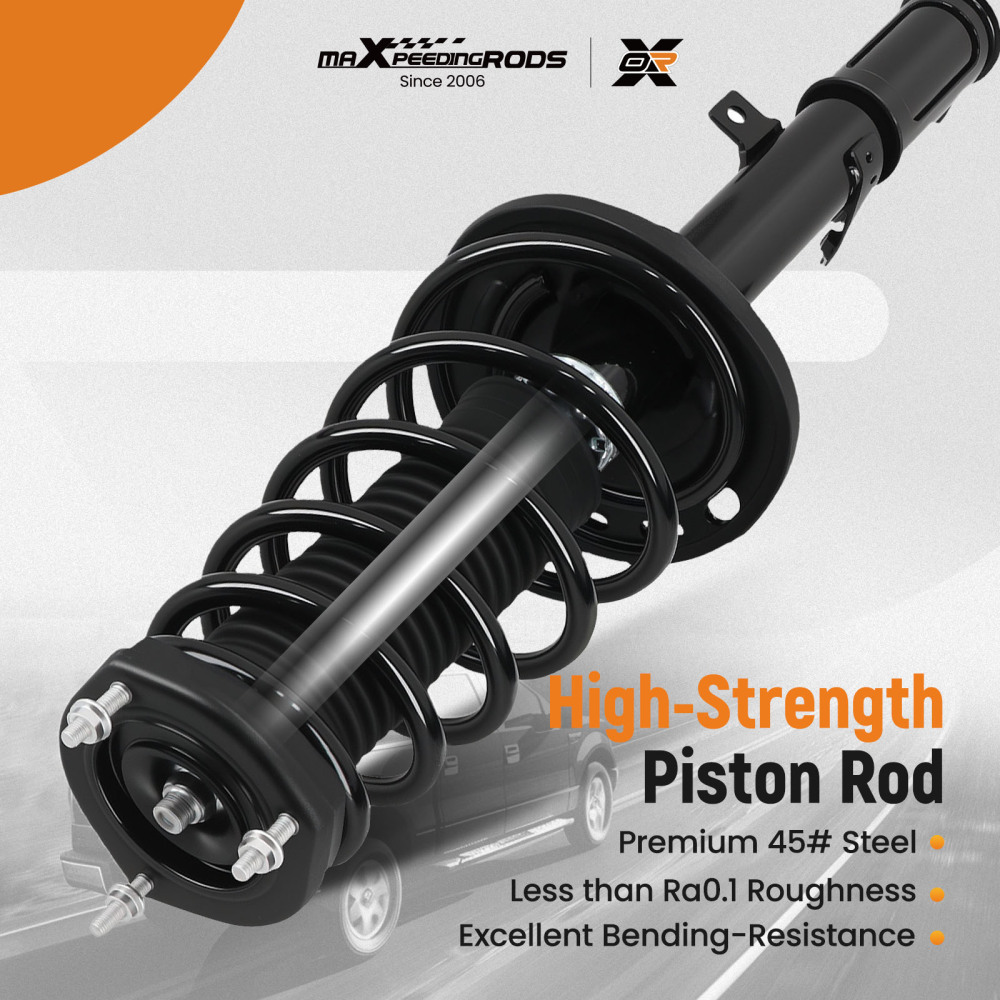 Pair Rear Shocks Struts w/Coil Spring For 2007-2011 compatible for Toyota Camry 2006-12 Avalon