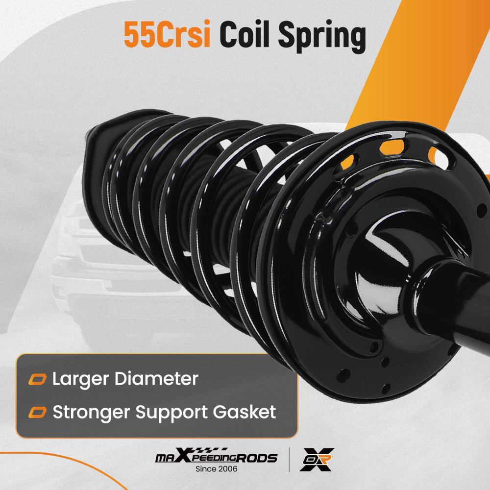 Pair Rear Shocks Struts w/Coil Spring For 2007-2011 compatible for Toyota Camry 2006-12 Avalon