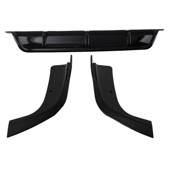 Gloss Black Rear Kit compatible for BMW F15 X5 M Sport 2015-2018 PP Lower Diffuser