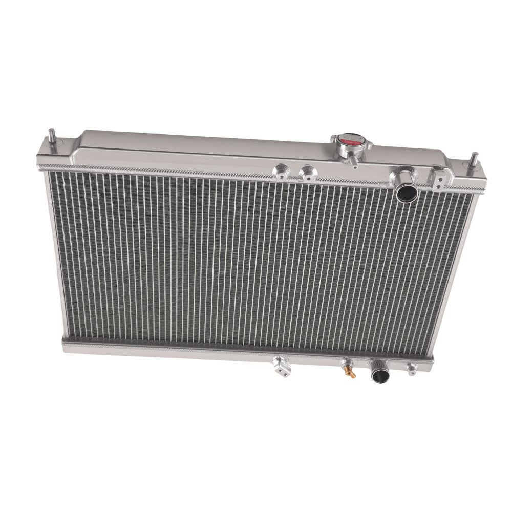 2Row Aluminum Radiator Assembly compatible for Acura Integra 1994-2001 Manual Trans