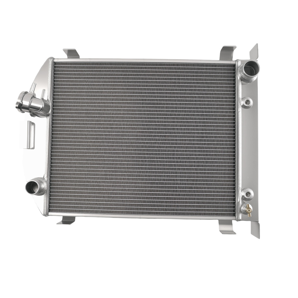 3 Row Aluminum Coolant Radiator compatible for Ford High-Boy compatible for Chevy 1932 DPI3132 AT