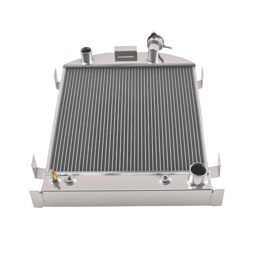 Aluminum Cooling Radiator compatible for Ford Low-Boy compatible for Chevy Engine 1932 CU1009 3 Row