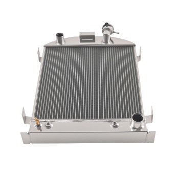 Aluminum Cooling Radiator compatible for Ford Low-Boy compatible for Chevy Engine 1932 CU1009 3 Row