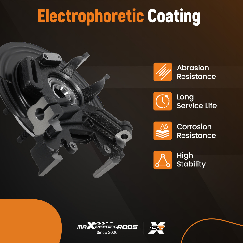 Complete Steering Knuckle Assembly compatible for Ford Explorer 2002-2005 KA698013 LH