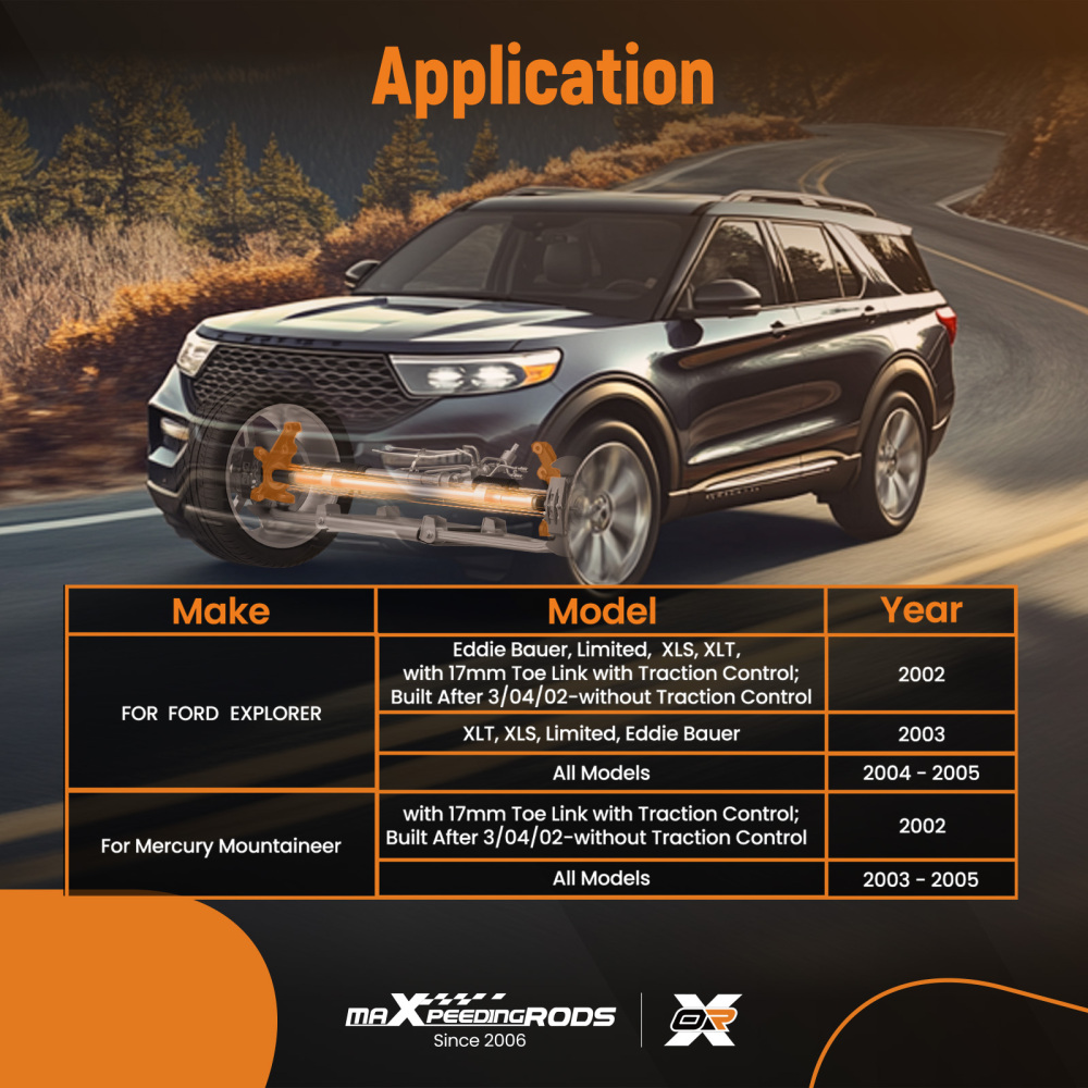 Complete Steering Knuckle Assembly compatible for Ford Explorer 2002-2005 KA698013 LH