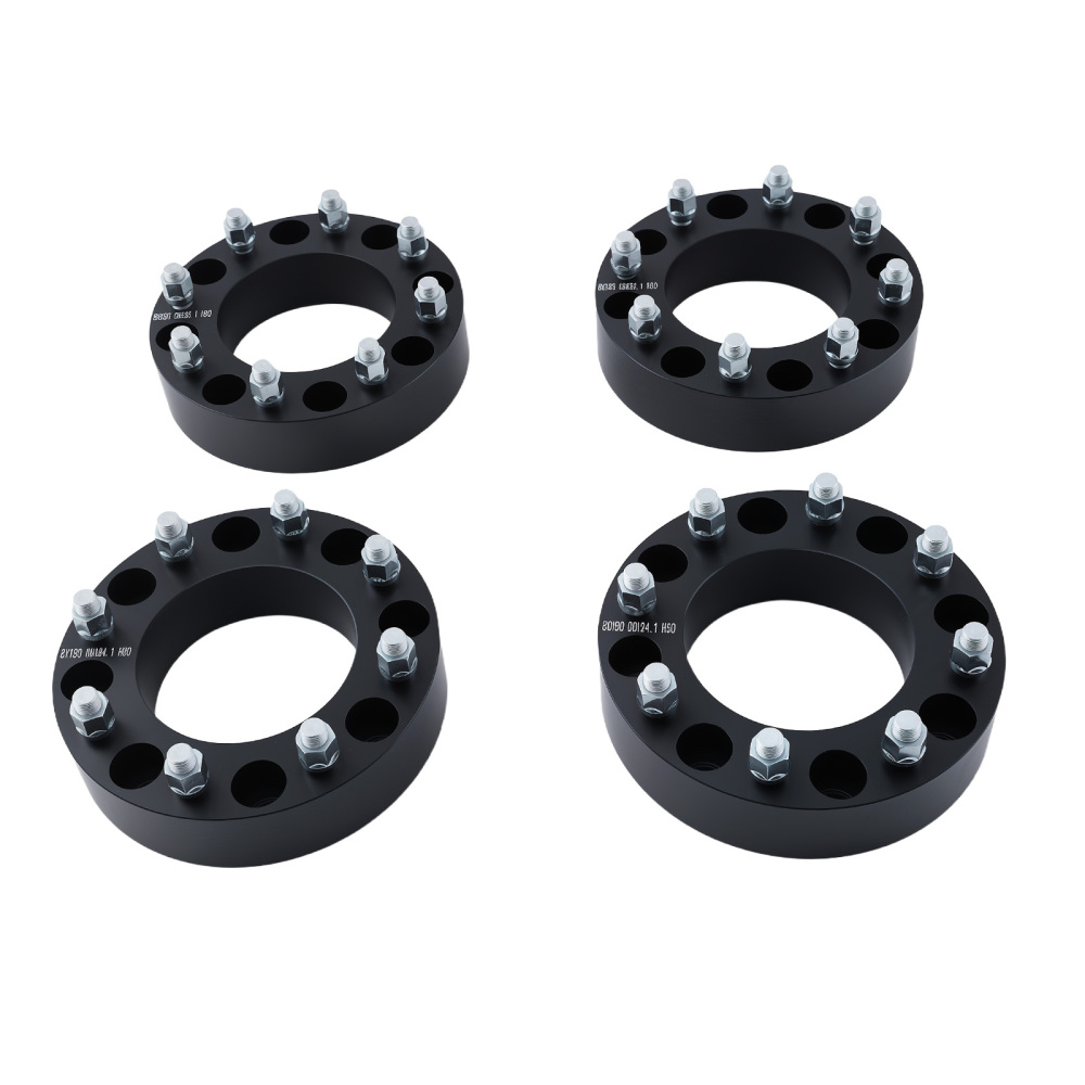 4pc 2 Inch Wheel Spacers Set compatible for Silverado Sierra HD 2011-2023 8x180mm Kit
