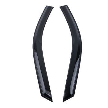 Window Visor Rain Guards Wind Deflectors compatible for Toyota Camry 02-06 Black Tinted