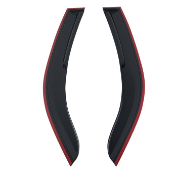 Window Visor Rain Guards Wind Deflectors compatible for Toyota Camry 02-06 Black Tinted