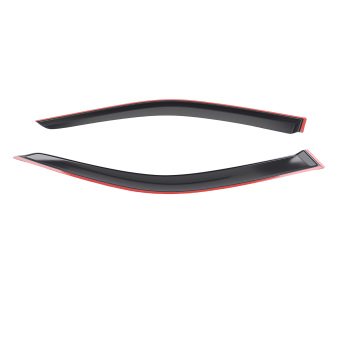 Window Visor Rain Guards Deflector compatible for Toyota Corolla 4Door 98-02 Black Tinted