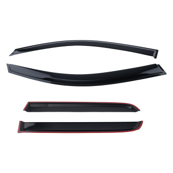 Weather Shields compatible for Mitsubishi ASX 2010-2024 Outside Mount Rain Guards Set