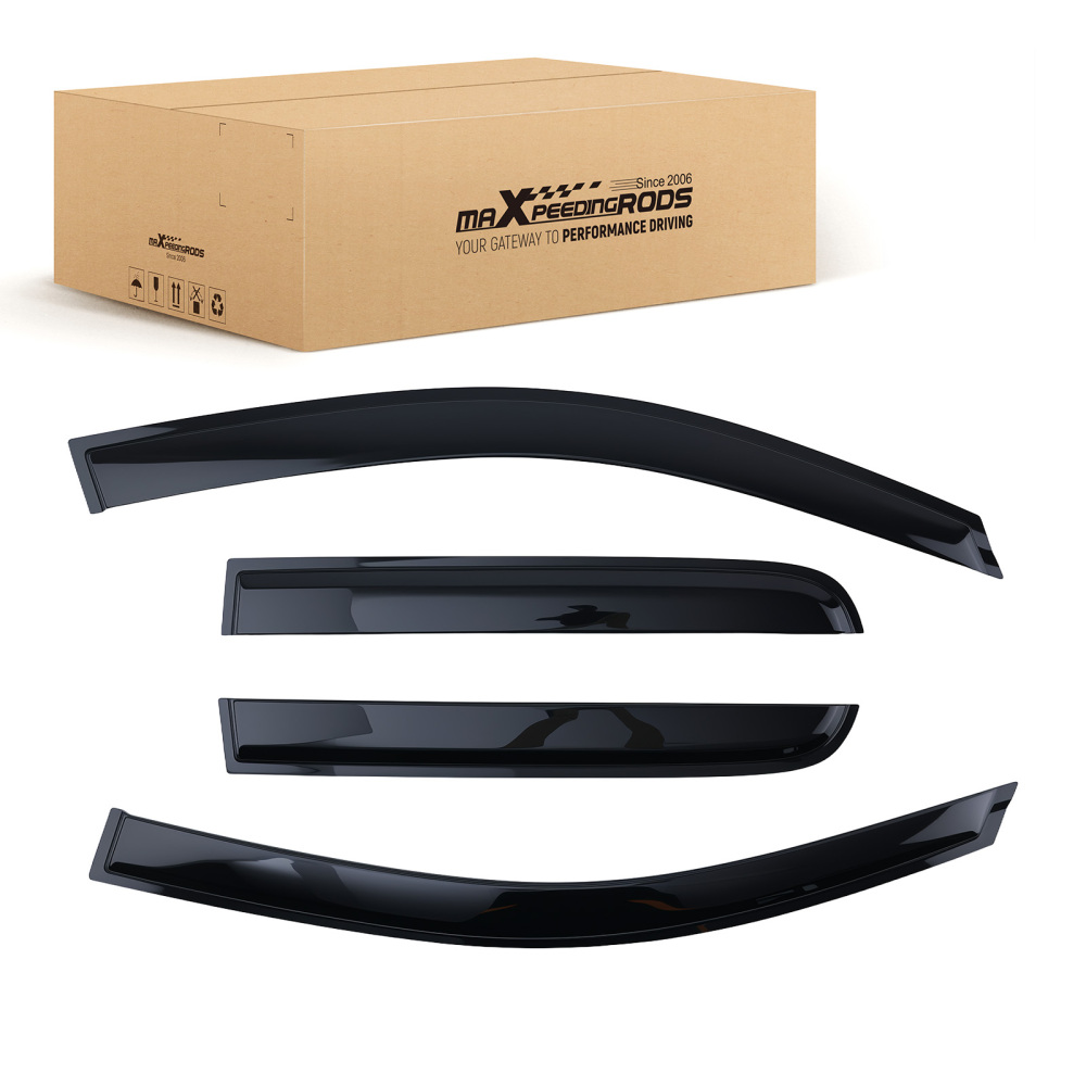 Weather Shields compatible for Mitsubishi ASX 2010-2024 Outside Mount Rain Guards Set