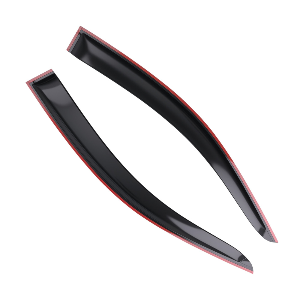 Rain Guards compatible for Mazda BT50 BT-50 Dual Cab 2020+ Weathershield Black 4Pcs