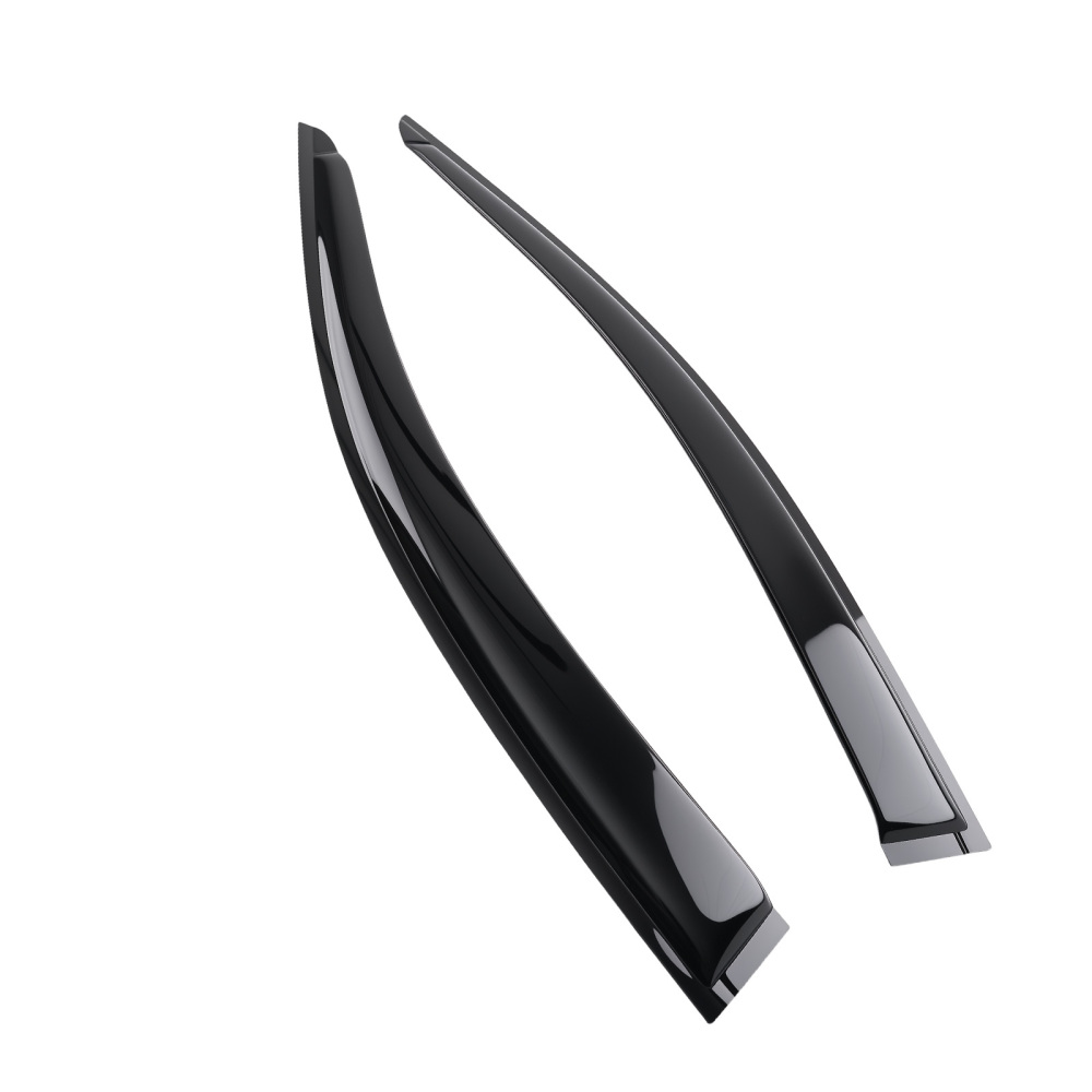 Rain Guards compatible for Mazda BT50 BT-50 Dual Cab 2020+ Weathershield Black 4Pcs