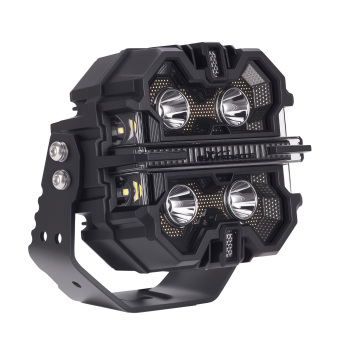 5inch LED Cube Lights IP68 Spot Flood Combo RGB DRL Work Lamp For Off Road 12V