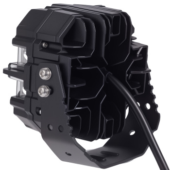 Luce di guida a LED fuoristrada con fascio di luce laterale bianco e ambra DRL