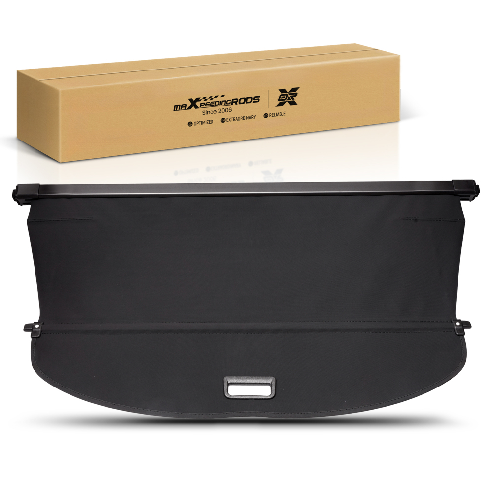 Black Boot Cover compatible for Nissan X-Trail T32 2014-2021 84982-4CL0A Retractable Shelf