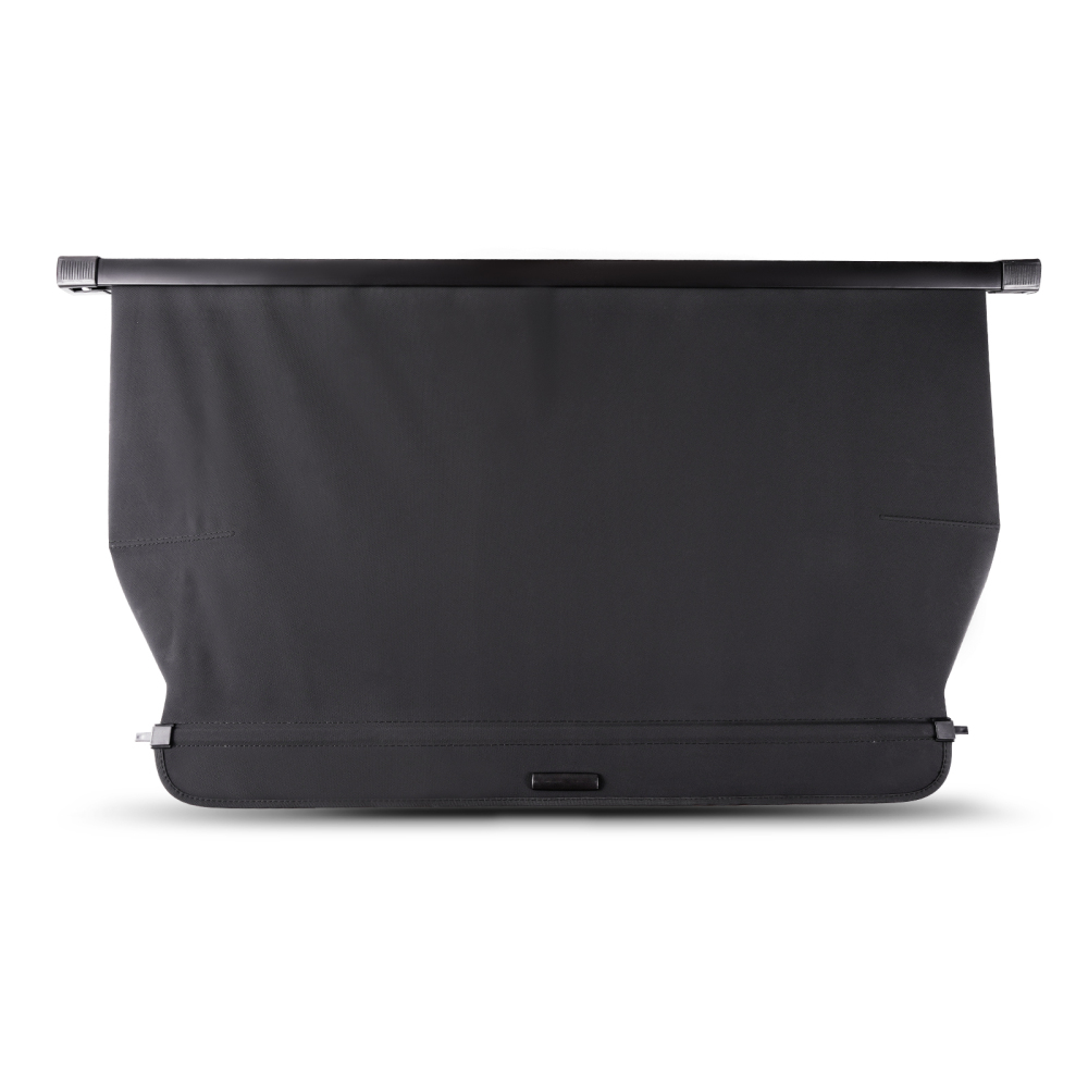 Black Rear Parcel Shelf Cargo Luggage Cover compatible for Volvo XC90 2003-2014 Retractable