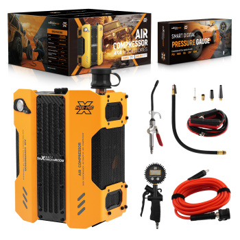 maXpeedingrods Off-Road Air CompressorTire Inflation Kit with Digital Tire Inflator – High-Performance 4x4 Portable Air System