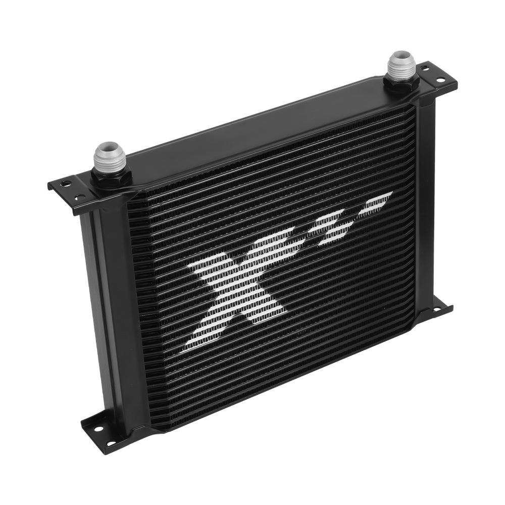 30 Row Universal Transmission Oil Cooler Kit Aluminum AN10 Engine Radiator