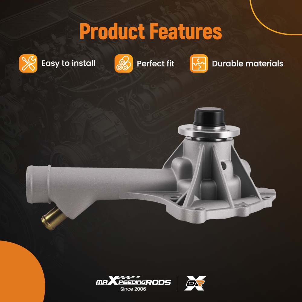 Coolant System Water Pump compatible for Mercedes-Benz C220 C230 W202 2.3L 1994-98 PA6808