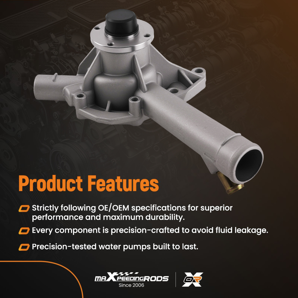 Coolant System Water Pump compatible for Mercedes-Benz C220 C230 W202 2.3L 1994-98 PA6808