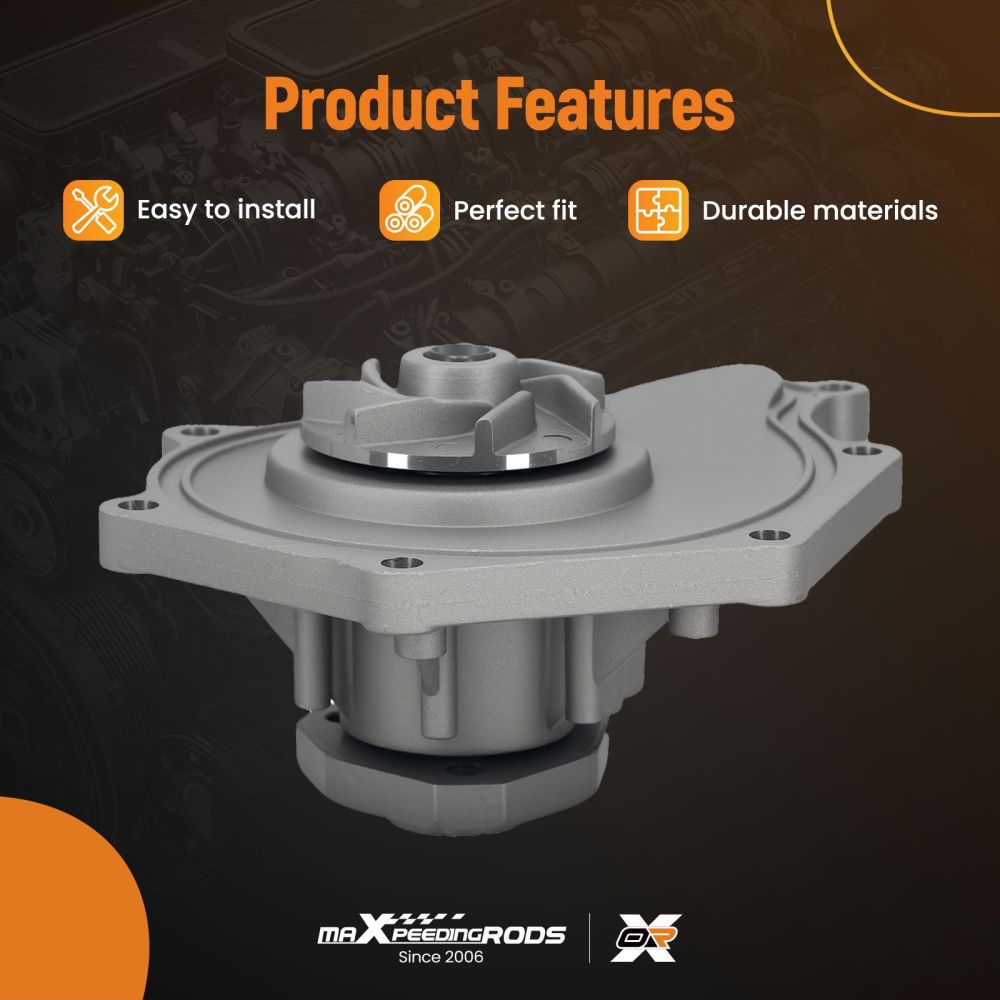 Coolant Water Pump compatible for Audi A4/A6/Q5 3.2L 2006-2010 95510603311