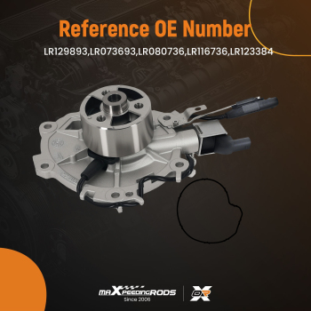 Coolant Pump compatible for Jaguar E-Pace X540 2.0D AWD 2017-2020 JDE38247