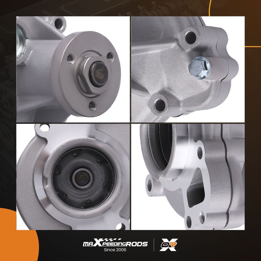 Coolant Pump Assembly compatible for Jaguar S-Type V8 4.0L 4.2L 2000-2008 JLM20143