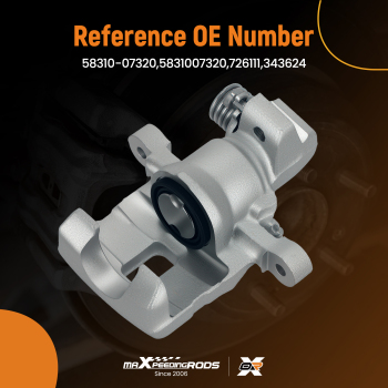 Brake Caliper Rear Left compatible for Kia Picanto 1.0 1.1 2004-11 58310-07320 343624 34mm