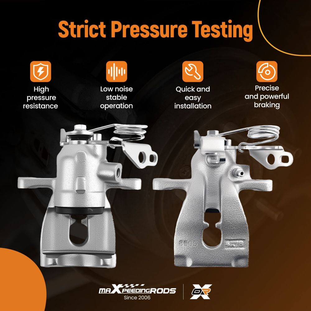 Pair Rear Brake Calipers compatible for Ford Focus 2004-2011 Galaxy 2006-2016 1439862 38mm