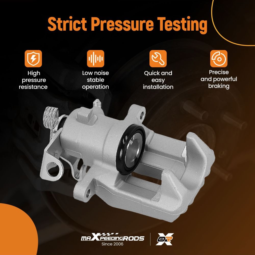 Pair Rear Brake Calipers compatible for Audi A3 TT compatible for Seat Leon Toledo compatible for VW New Beetle 1J0615423