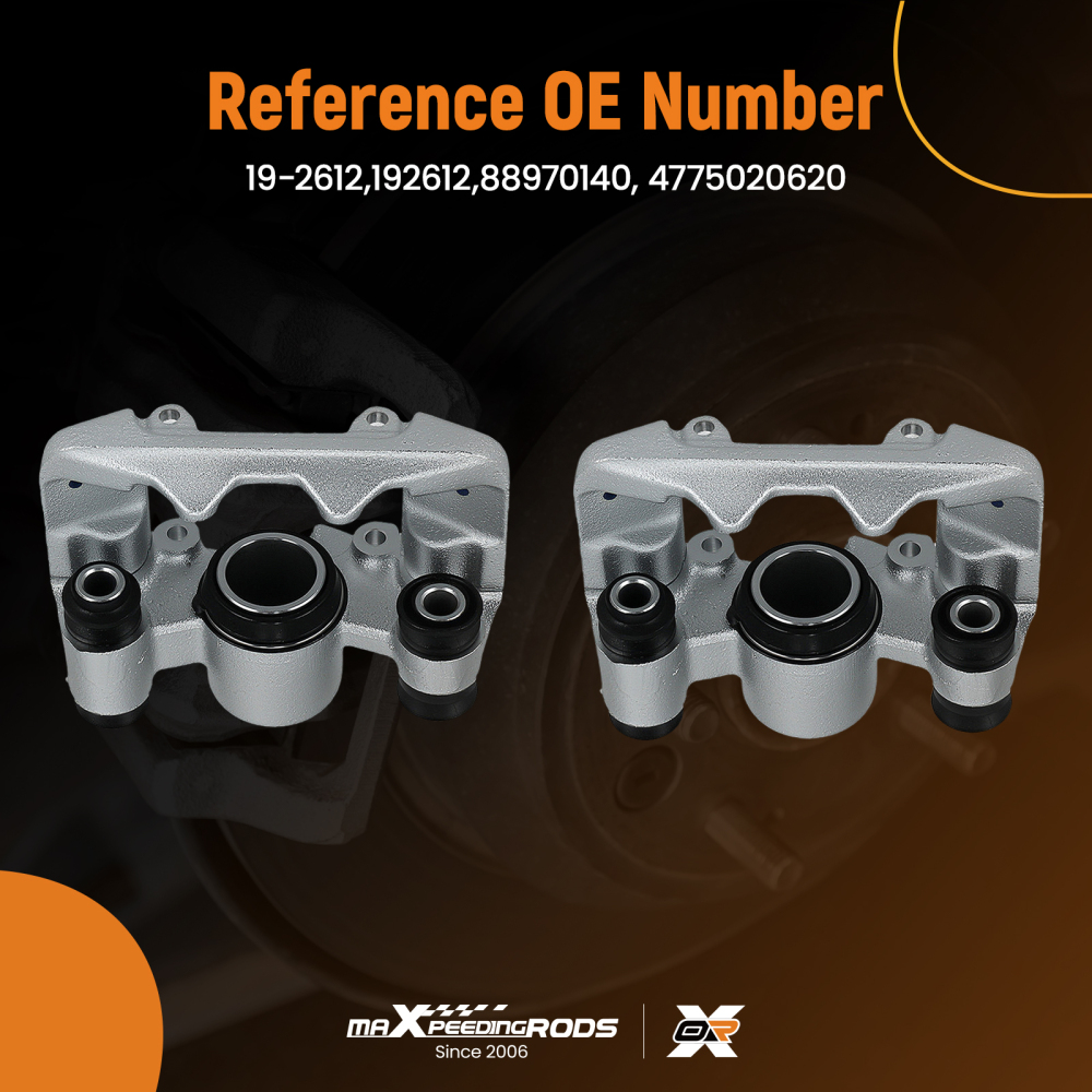 Rear Brake Calipers Left+Right compatible for Toyota Celica T23 compatible for Prius W1 1999-2005 33.91mm