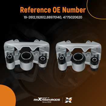 Rear Brake Calipers Left+Right compatible for Toyota Celica T23 compatible for Prius W1 1999-2005 33.91mm