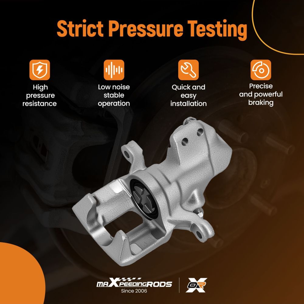 Left Rear Brake Caliper compatible for Honda Jazz 1.2 1.3 1.4 2008-2015 43019-TG5-H00 239mm