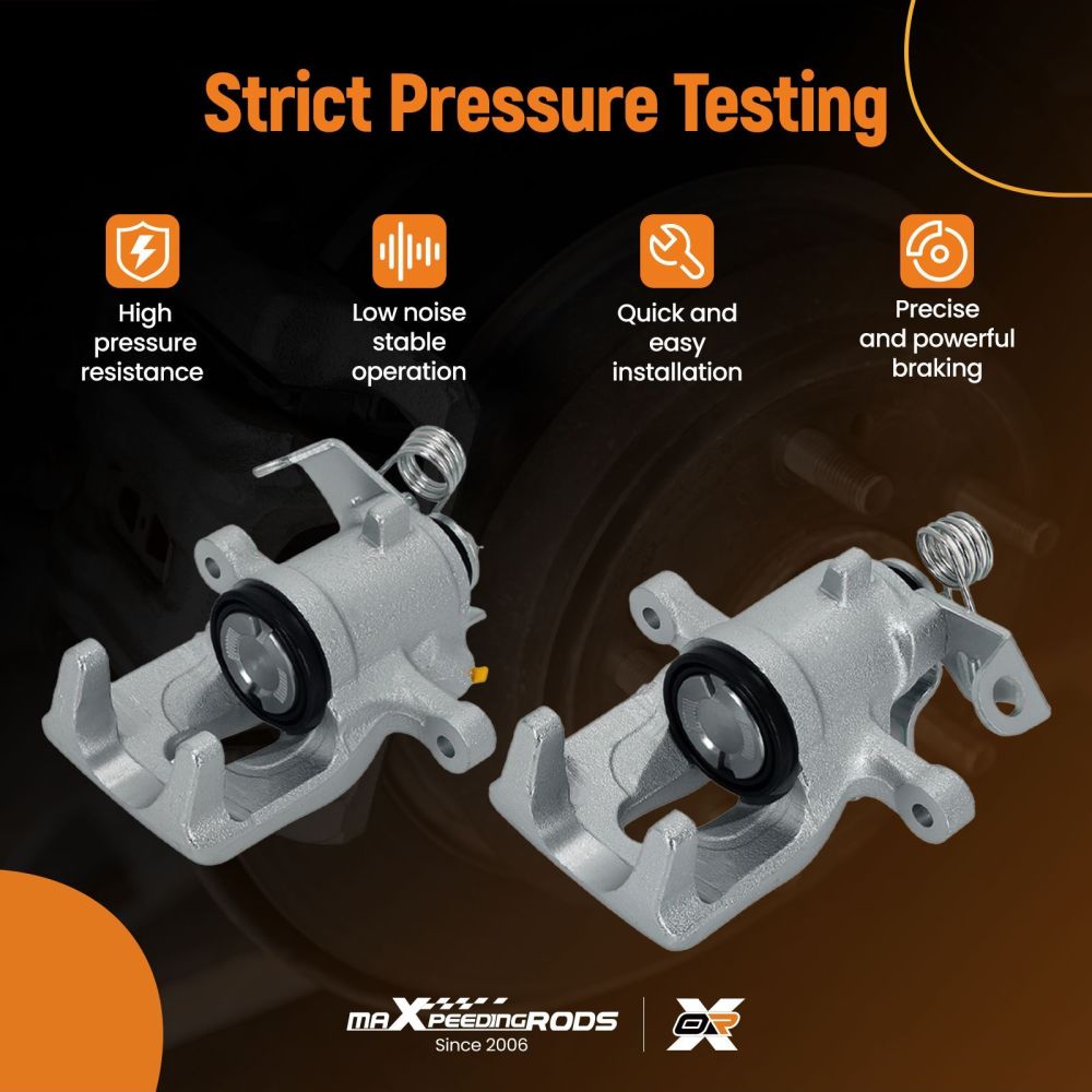 Rear Left Right Brake Caliper compatible for Mercedes-Benz Citan 415 compatible for Renault Kangoo FW0 KW0