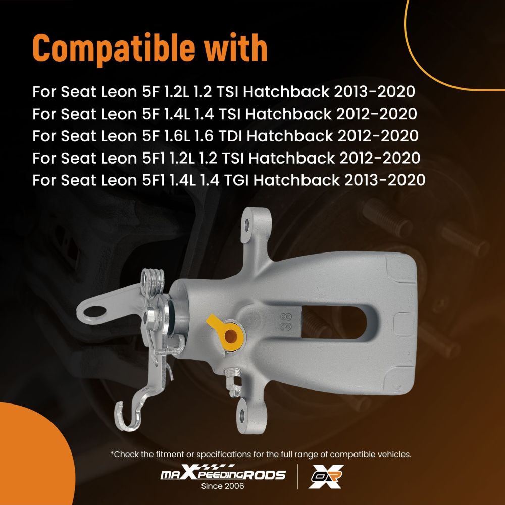 Rear Right Brake Caliper compatible for Seat Leon SC ST compatible for Skoda Octavia MK III 5E 5Q0615424A